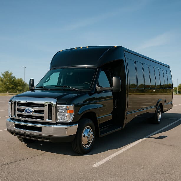 Charter Bus Rental Evanston 18 Passenger Minibus